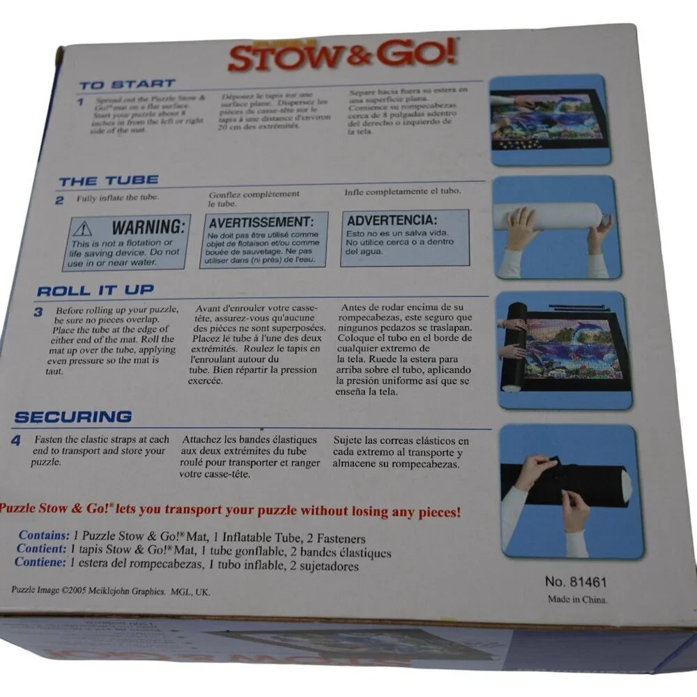 NWT Ravensburger Stow & Go 1000 PC Puzzle Storage System - The Perfect Puzzle Ac